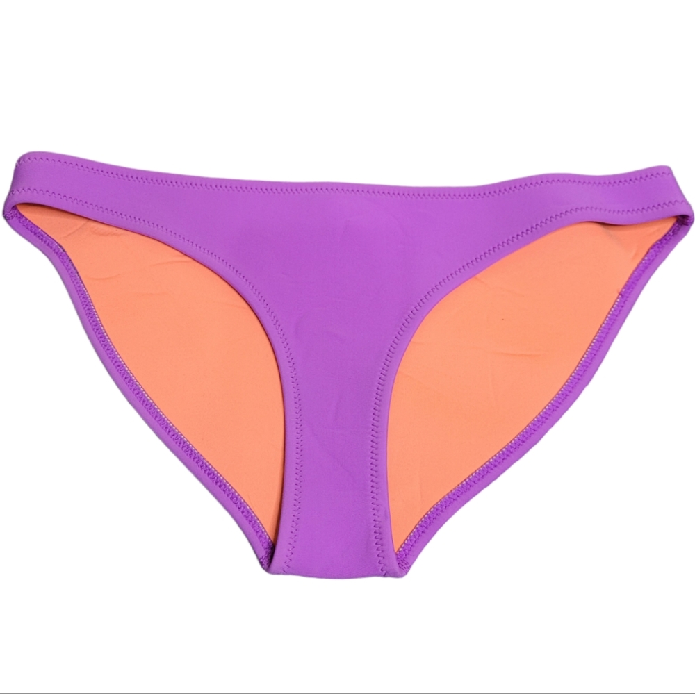 Triangl medium neoprene pink orange bikini bottoms